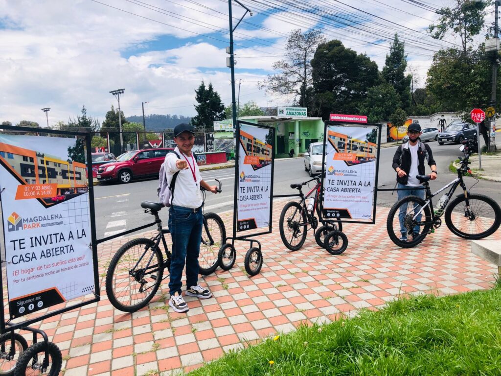 Publicidad móvil con EcoValla Magdalena Park Quito