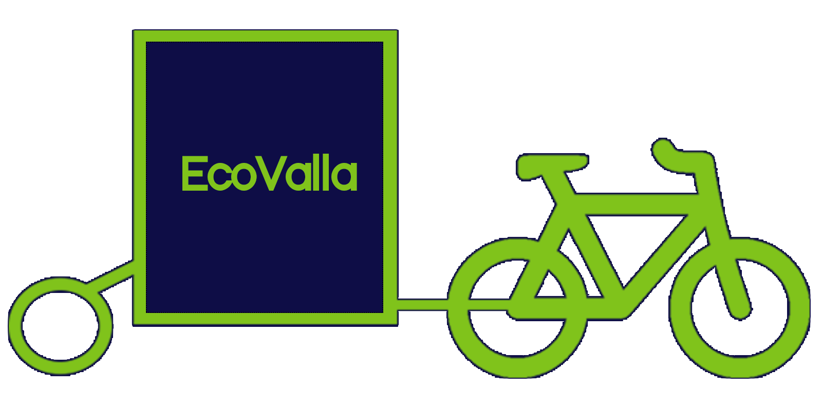 EcoValla Bicicleta publicitaria 